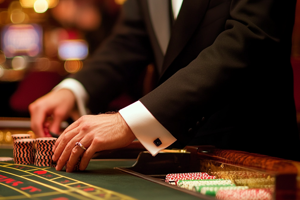 un croupier